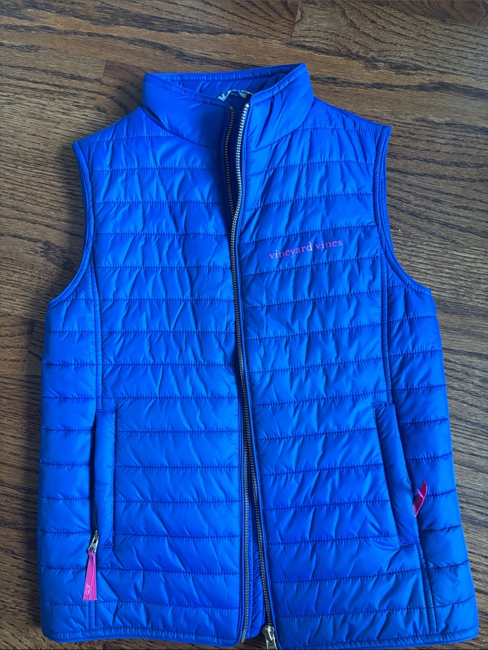 Vineyard Vines Bright Blue Quilted Kids Vest